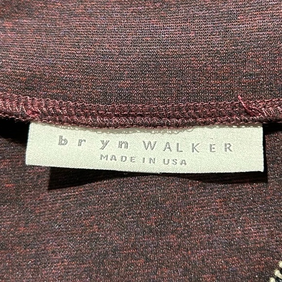 Bryn Walker Pip Poncho in Port Melange M - Picture 4 of 6